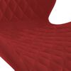335035 vidaXL Swivel Dining Chairs 2 pcs Wine Red Velvet