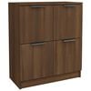 vidaXL Komoda hned&yacute; dub 60x30x70 cm spracovan&eacute; drevo