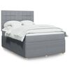 vidaXL Boxspring posteľ s matracom bledosiv&yacute; 140x190 cm l&aacute;tka