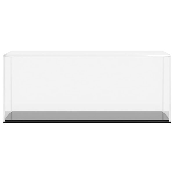 vidaXL Vitrína priehľadná 34x16x14 cm akryl