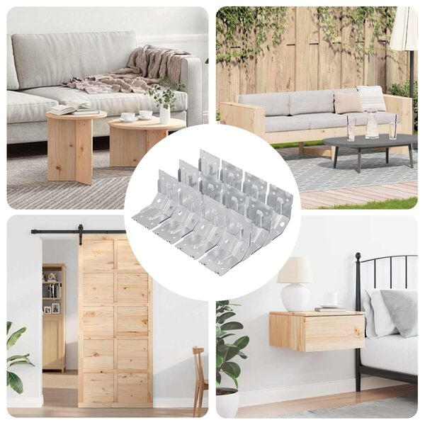 vidaXL Konzola 212 pcs Zinkovan&yacute; 106 x 55 x 1,5mm Oceľ