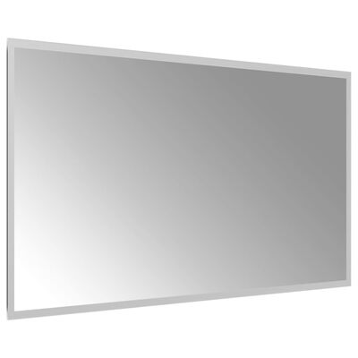 vidaXL LED kúpeľňové zrkadlo 90x50 cm