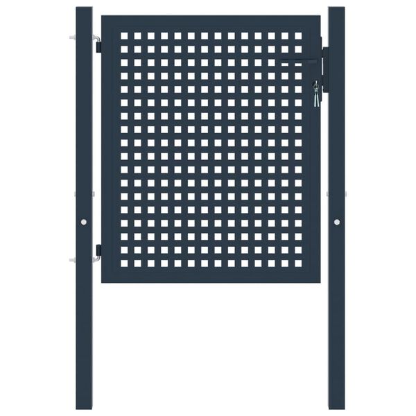 vidaXL Plotov&aacute; br&aacute;na antracitov&aacute; 102x100 cm oceľov&aacute;