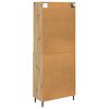 vidaXL Highboard 2 pcs Remeseln&yacute; dub Kompozitn&eacute; drevo