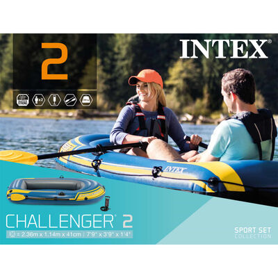 Intex Challenger 2 Nafukovací čln s veslami a pumpou 68367NP