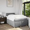 vidaXL Boxspring posteľ s matracom bledosivá 120x190 cm látka