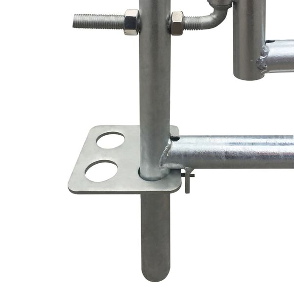 Ohrada pre ovce, 4 panely z pozinkovanej ocele 183 x 183 x 92 cm