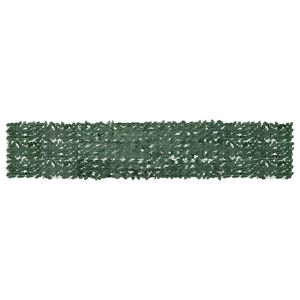 vidaXL Balk&oacute;nov&aacute; mark&iacute;za s tmavozelen&yacute;mi listami 400x75 cm
