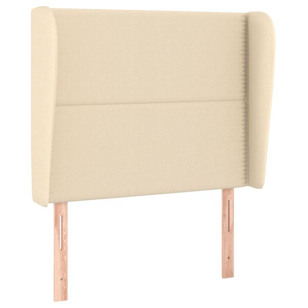 vidaXL Čelo postele so z&aacute;hybmi kr&eacute;mov&eacute; 103x23x118/128 cm l&aacute;tka