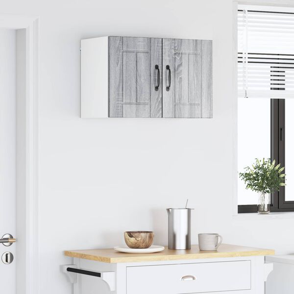 vidaXL Kuchynsk&aacute; skriňa 2 pcs Siv&yacute; Sonoma 30 x 31 x 40 cm