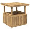 vidaXL Biela 80,5 x 80 x 75/44,5 cm