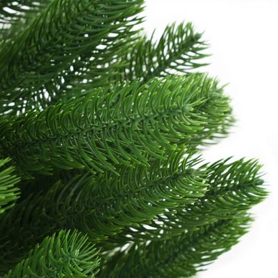 vidaXL Umelý vianočný stromček, realistické ihličie 210 cm, zelený