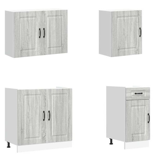 vidaXL 7-dielna sada kuchynských skriniek Kalmar, kompozitné drevo