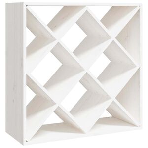 VidaXL Skrinka na v&iacute;no biela 62x25x62 cm mas&iacute;vna borovica