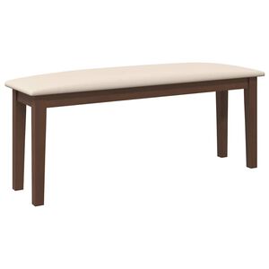 vidaXL Lavica 110 cm Hned&aacute; Mas&iacute;vna Drevo Guma