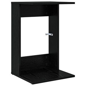vidaXL Bočn&yacute; st&ocirc;l Čierny dub 40 x 38 x 62,5 cm Kompozitn&eacute; drevo