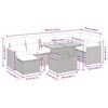 vidaXL 8-dielna z&aacute;hradn&aacute; sedacia s&uacute;prava s podložkami polyratan ak&aacute;cia