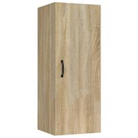 vidaXL Nástenná skrinka dub sonoma 34,5x34x90 cm spracované drevo