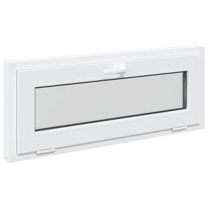 vidaXL Podkrovn&eacute; okno RISOR 100 x 40 cm PVC a sklo Biela