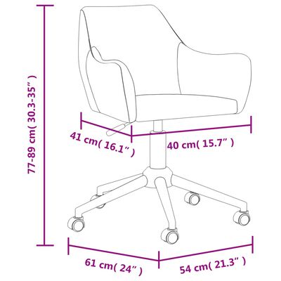 vidaXL Otočné jedálenské stoličky 2 ks krémové látkové