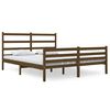 vidaXL Posteľn&yacute; r&aacute;m borovicov&yacute; mas&iacute;v 140x190 cm medovo-hned&yacute;