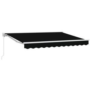 vidaXL Ručn&aacute; mark&iacute;za 3 x 2,5 m Čierna 100% polyester