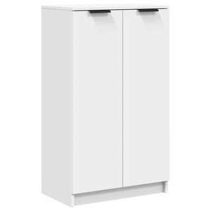 vidaXL Botn&iacute;k biely 59x35x100,5 cm spracovan&eacute; drevo