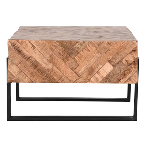 LABEL51 Konferenčný stolík Float 90x60x40 cm drevený/čierny