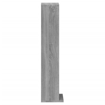 vidaXL CD skrinka sivá sonoma 21x20x88 cm spracované drevo