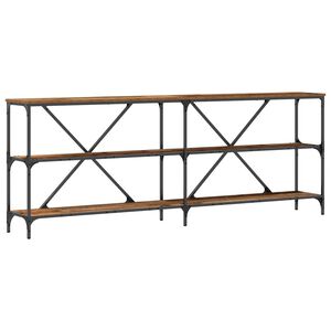 vidaXL Konzolov&yacute; st&ocirc;l Star&eacute; drevo 200 x 30 x 75 cm Kompozitn&eacute; drevo
