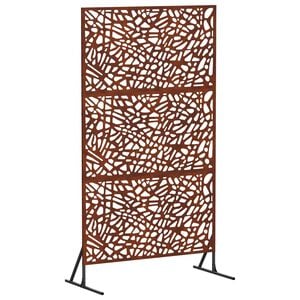 vidaXL Z&aacute;ves na zabezpečenie s&uacute;kromia 100 x 50 x 180 cm Hrdzav&yacute;