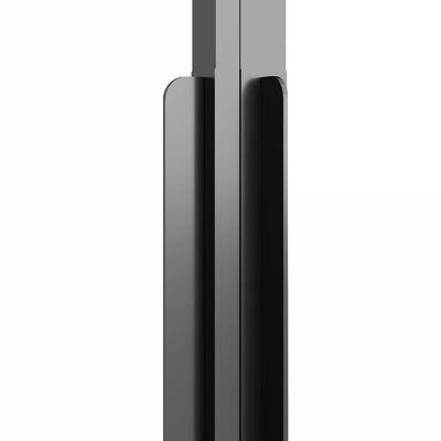 vidaXL Sprchový kút polomatný ESG 70x70x180 cm čierny