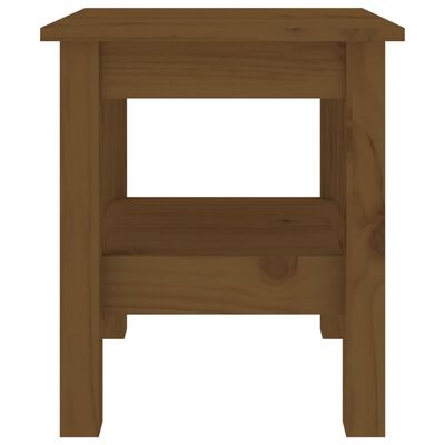 vidaXL Konferenčný stolík medovo-hnedý 35x35x40 cm borovicový masív