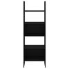 vidaXL Knižnica, čierna 60x35x180 cm, kompozitné drevo