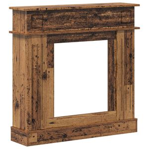 vidaXL R&aacute;m krbu Star&eacute; drevo 102 x 26 x 100 cm Kompozitn&eacute; drevo