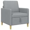vidaXL Sofa s &uacute;ložn&yacute;m priestorom Svetlosiv&aacute; 72 x 78 x 87 cm Polyester
