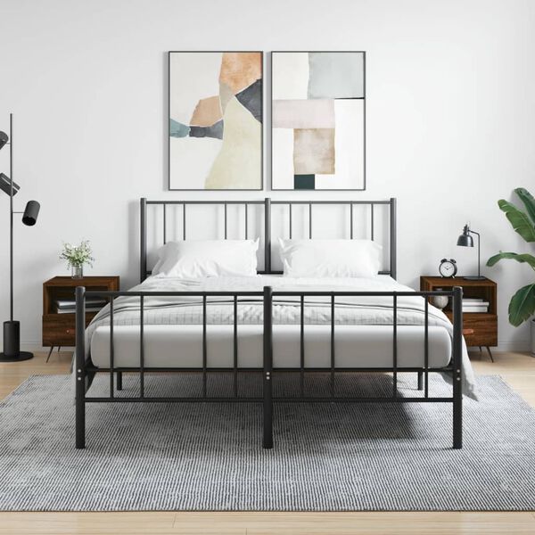 vidaXL Nočn&eacute; stol&iacute;ky 2 ks hned&yacute; dub 40x35x47,5 cm kompozitn&eacute; drevo