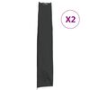 vidaXL Obaly na z&aacute;hradn&yacute; slnečn&iacute;k 2 ks 170x28/32 cm 420D oxford l&aacute;tka