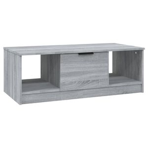 vidaXL Konferenčn&yacute; stol&iacute;k siv&yacute; dub sonoma 102x50x36cm kompozitn&eacute; drevo