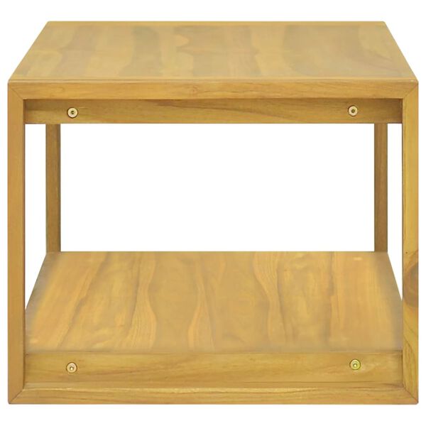 vidaXL Nástenná kúpeľňová skrinka 110x45x35 cm masívne tíkové drevo