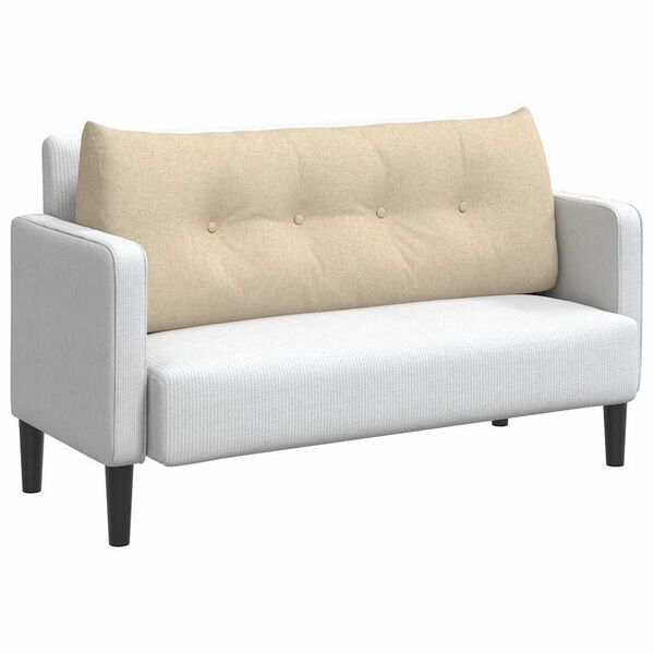 vidaXL Podu&scaron;ka na chrb&aacute;t Kr&eacute;mov&aacute; 120 x 24 x 50 cm l&aacute;tka