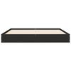 vidaXL Posteľn&yacute; r&aacute;m čierny 120x200 cm kompozitn&eacute; drevo