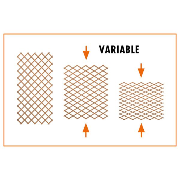 Nature Z&aacute;hradn&aacute; mriežka 50x150 cm drevo antracitov&aacute;