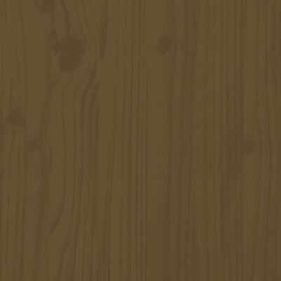 vidaXL Posteľný rám medovo-hnedý masívne drevo 200x200 cm