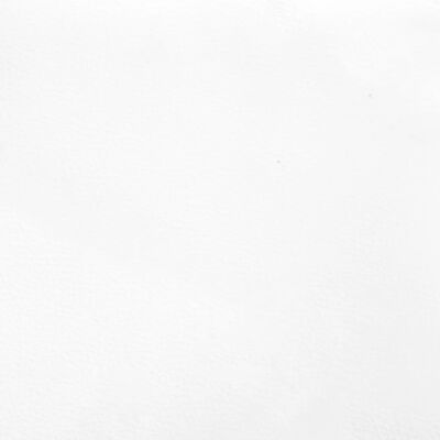 vidaXL Posteľný rám s čelom biely 90x190 cm umelá koža
