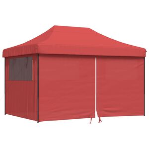 vidaXL Skladac&iacute; pop-up p&aacute;rty stan so 4 bočn&yacute;mi stenami v&iacute;nov&yacute;
