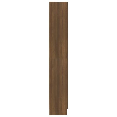 vidaXL Knižnica hnedý dub 82,5x30,5x185,5 cm spracované drevo