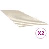 vidaXL N&aacute;hradn&eacute; lamely k posteli s 34 lamelami, 2 ks, 100x200 cm
