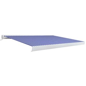 vidaXL Kazetov&aacute; mark&iacute;za s motorom modro-biela 400x300 cm