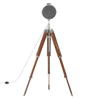 vidaXL Lampa na statíve, mangový masív 165 cm